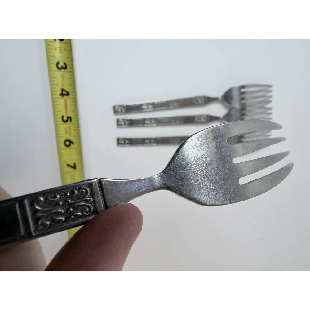 Reed & Barton Rebacraft Stainless Japan RDS41 Pattern 4 Dinner Forks
